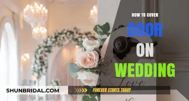 Elegant Door Cover Ideas for a Stunning Wedding Entrance