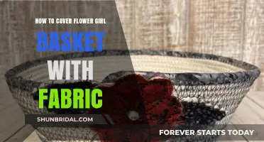 DIY Fabric-Covered Flower Girl Basket: A Step-by-Step Guide