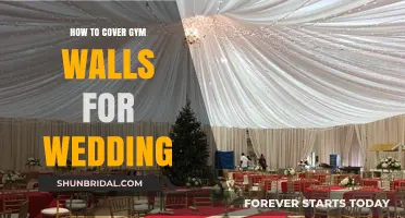 Transforming Gym Walls for Your Dream Wedding: Creative Covering Ideas
