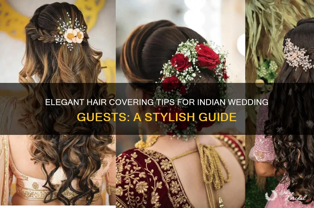 how to cover hair for indian wedding guest