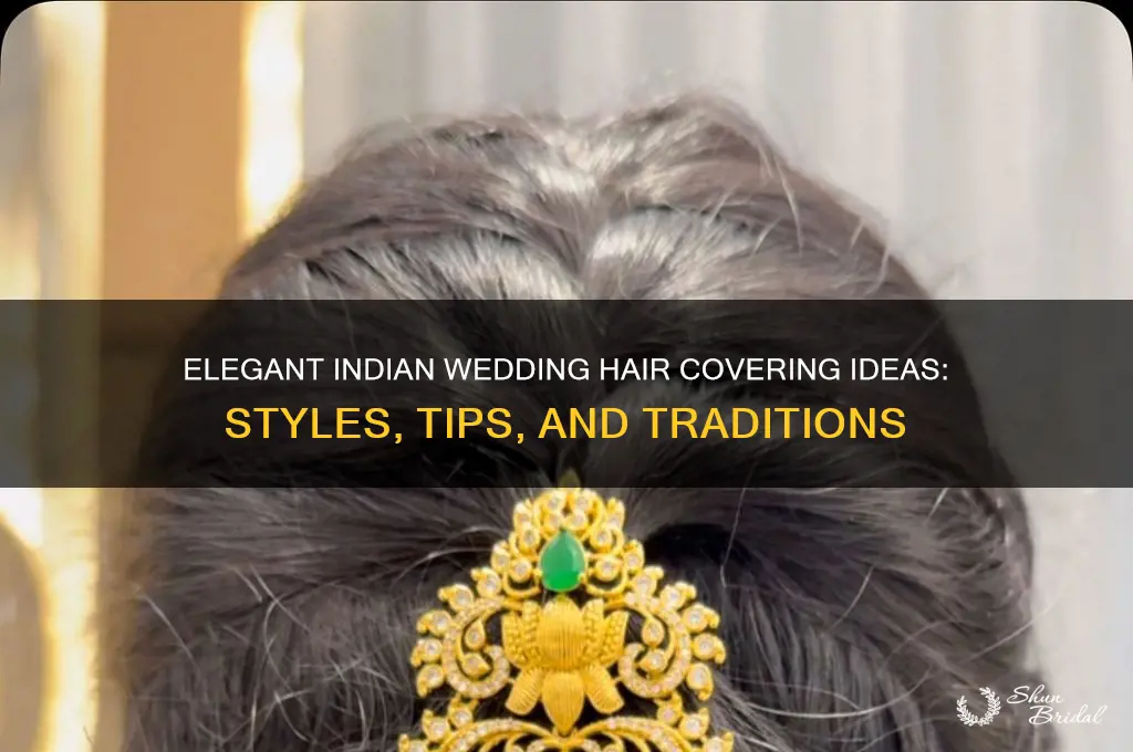 how to cover hair for indian wedding