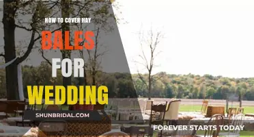 Elegant Hay Bale Covers: Creative Ideas for Your Rustic Wedding Decor