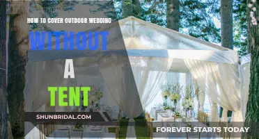 Creative Ways to Cover Your Outdoor Wedding Without a Tent