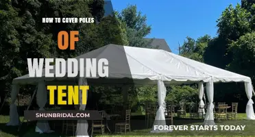 Creative Ways to Elegantly Cover Wedding Tent Poles for a Stunning Look
