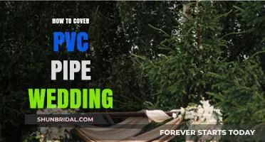 Creative Ways to Cover PVC Pipes for a Stunning Wedding Decor