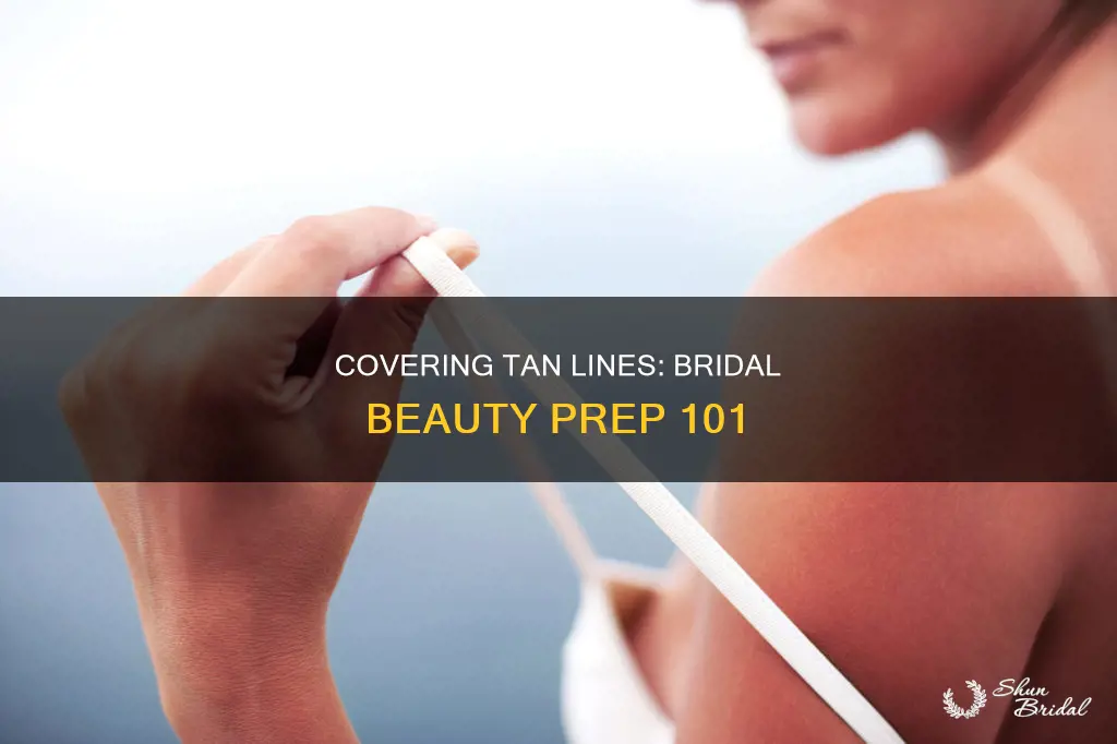how to cover tan lines for wedding