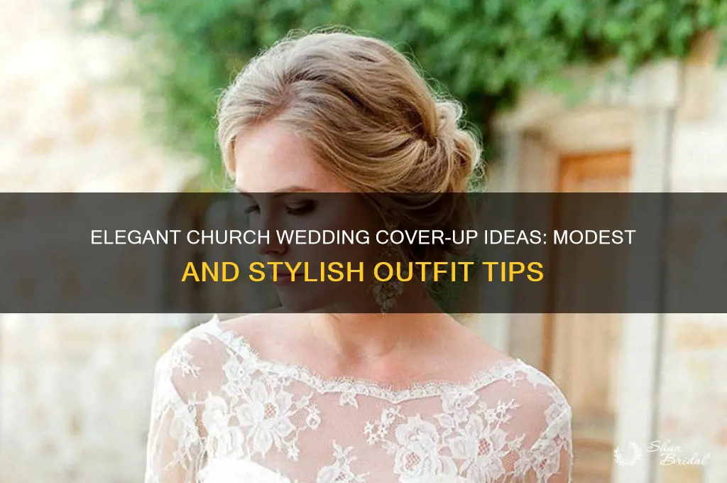 how to cover up for church wedding