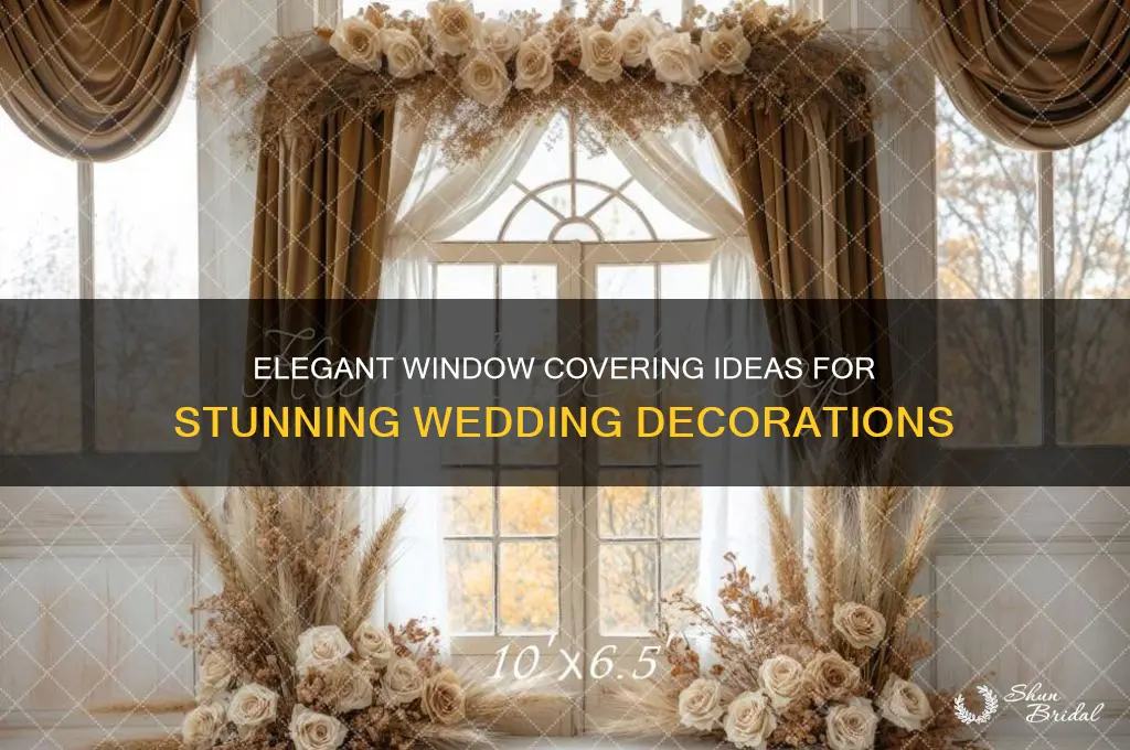 how to cover window for weddings