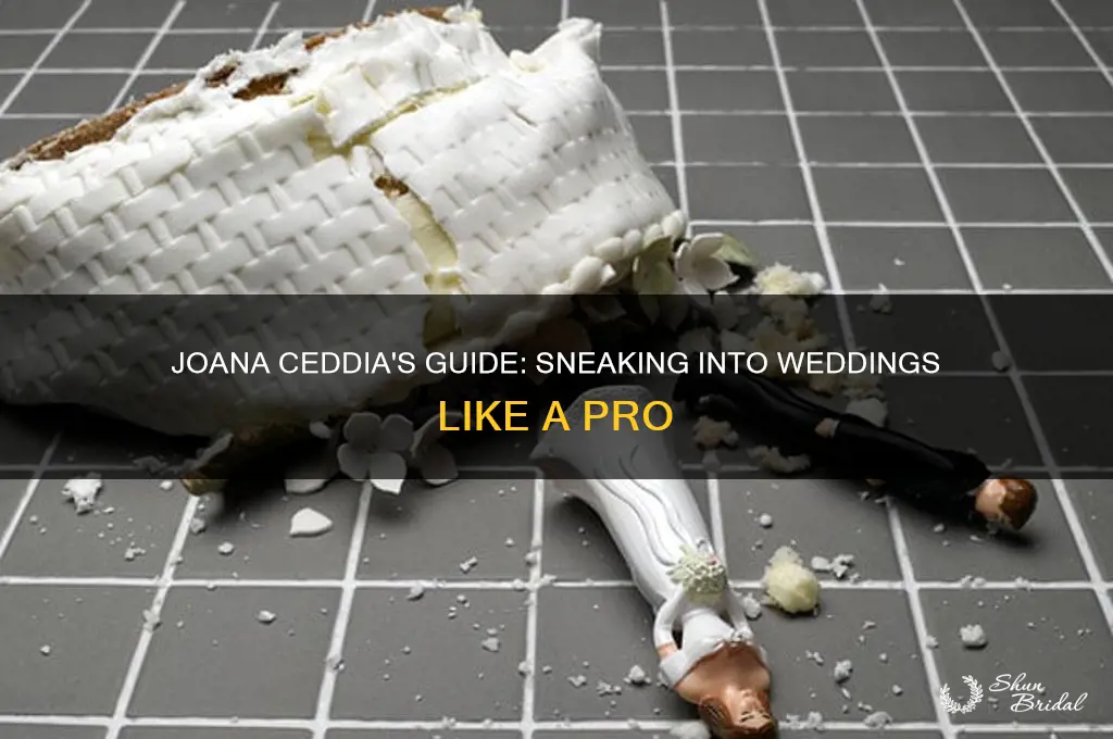 how to crash a wedding joana ceddia