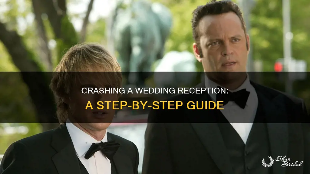 how to crash a wedding reception