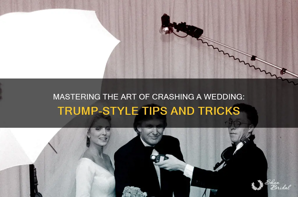 how to crash a wedding trump