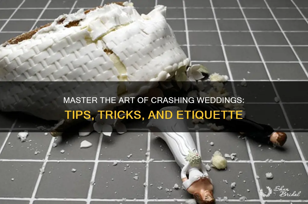 how to crash weddings