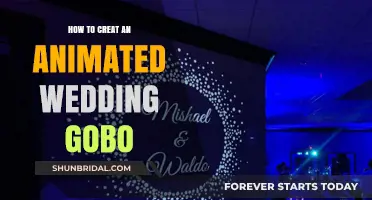 Crafting Your Dream: A Guide to Designing Animated Wedding Gobos