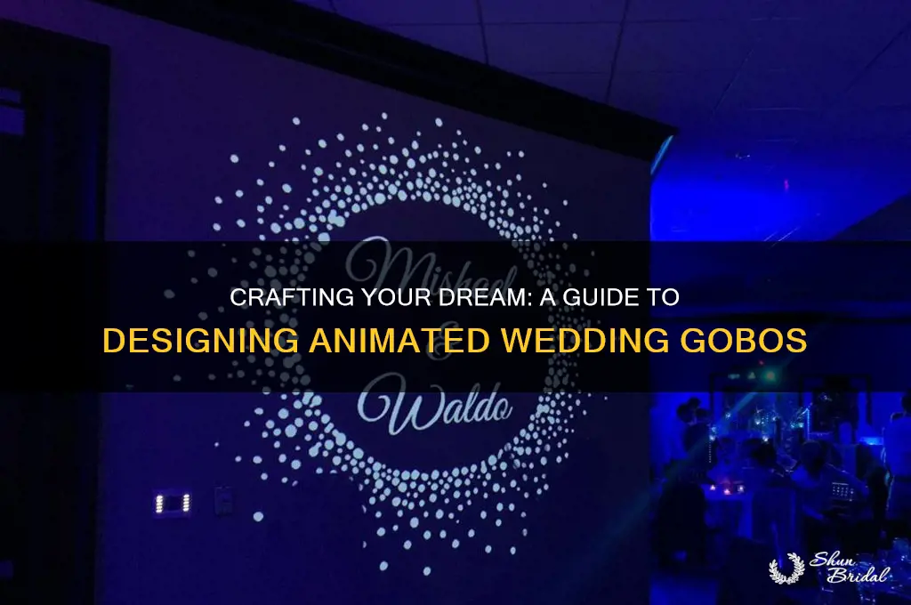 how to creat an animated wedding gobo