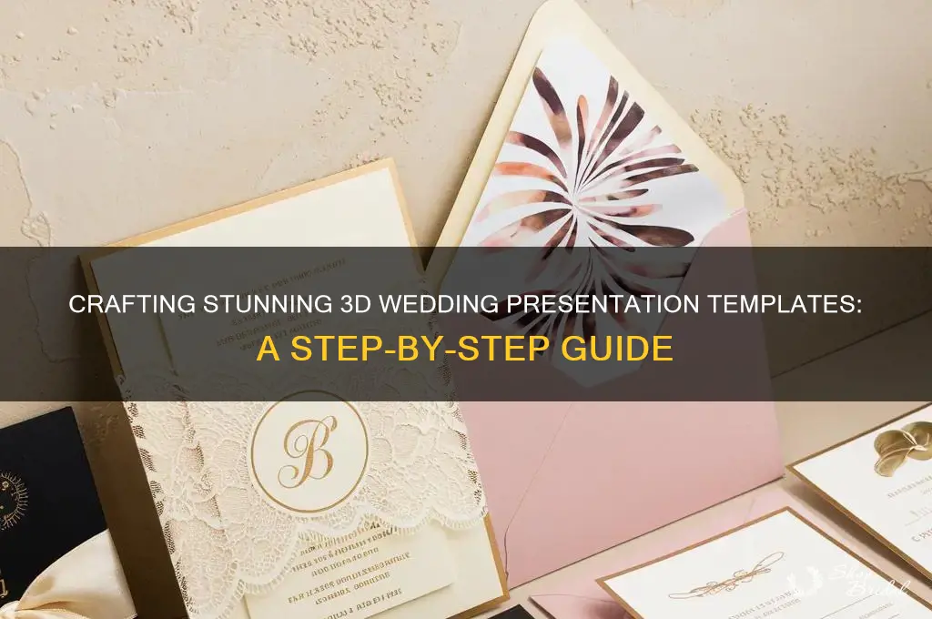 how to create 3d wedding presentation template