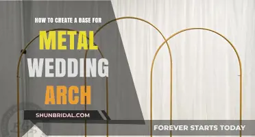 DIY Metal Wedding Arch Base: A Step-by-Step Guide