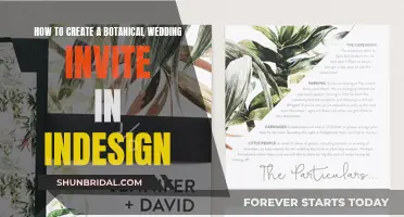 Designing Botanical Wedding Invites with InDesign