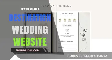 Crafting Your Perfect Destination Wedding Website: A Step-by-Step Guide