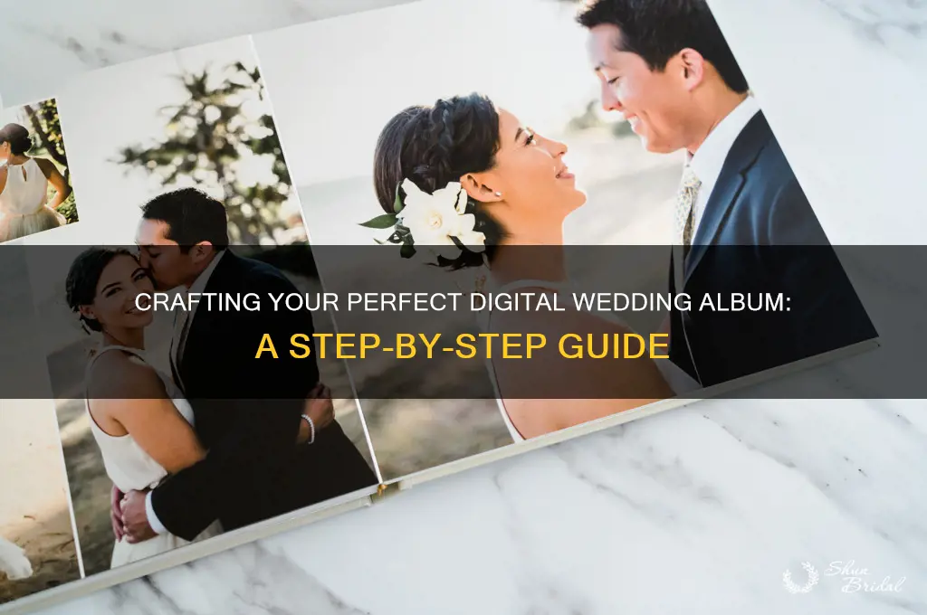 how to create a digital wedding album