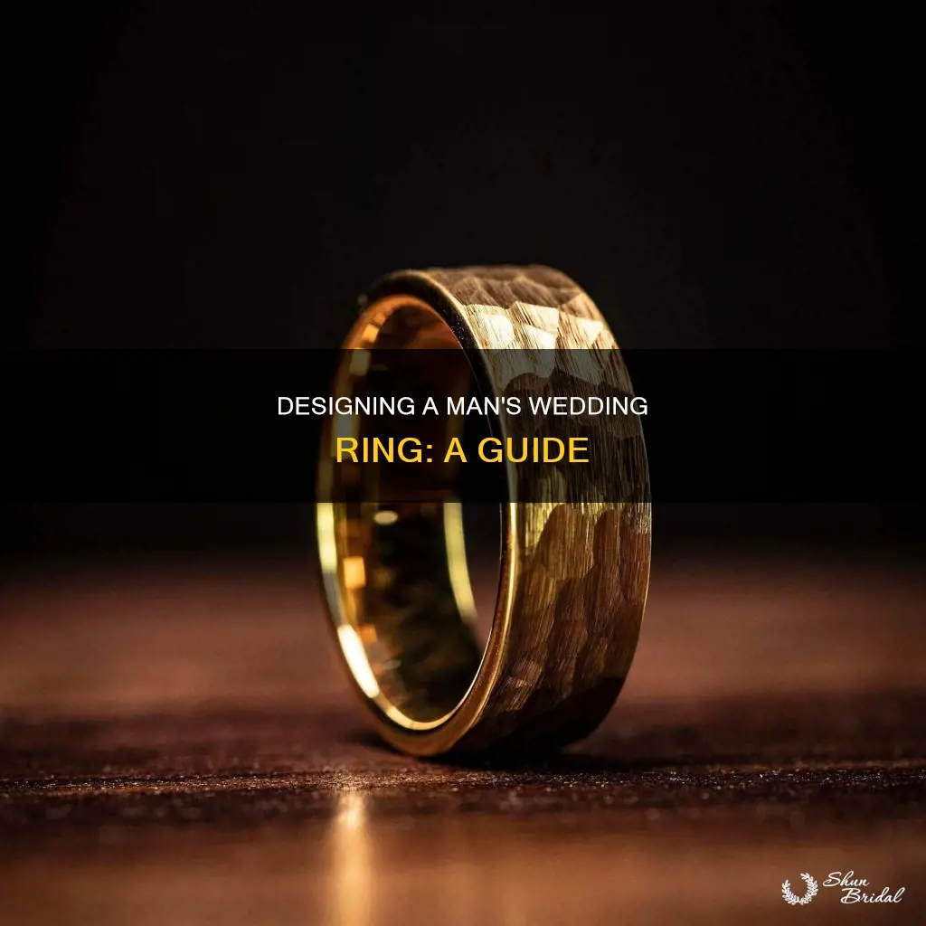 how to create a mans wedding ring
