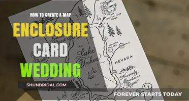 Elegant Map Enclosure Card Ideas for Your Wedding Invitations
