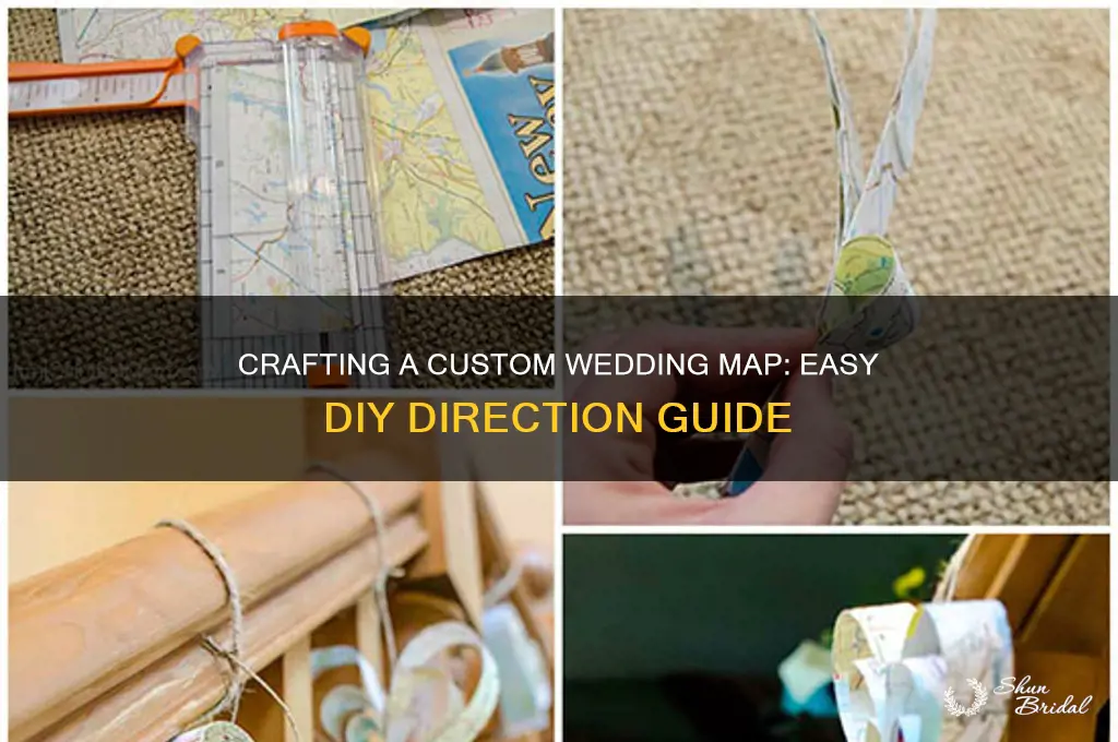 how to create a map for wedding directions
