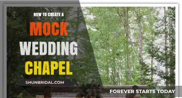 Designing a Dreamy DIY Mock Wedding Chapel: Creative Tips & Tricks
