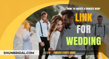 Creating a Private Wedding RSVP Link: A Step-by-Step Guide