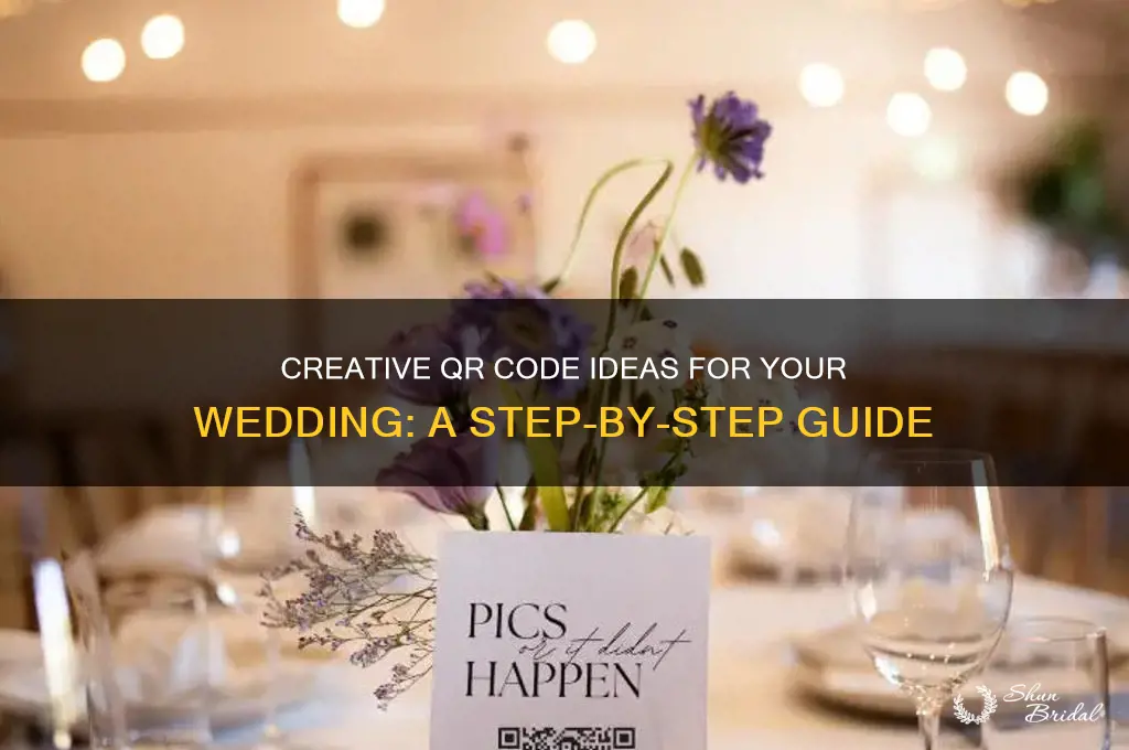 how to create a qr code for a wedding