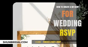 Creating a Wedding RSVP: The QR Code Method