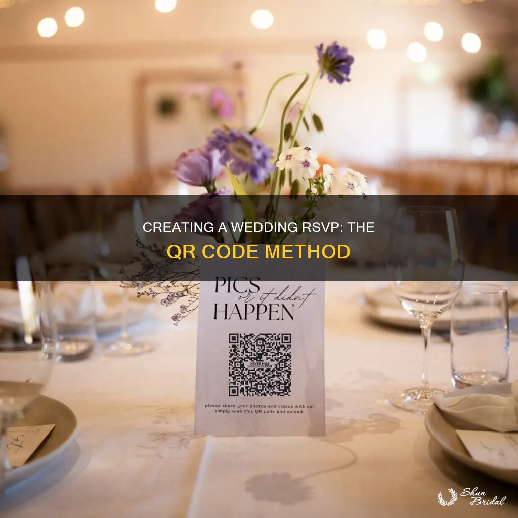 how to create a qr code for wedding rsvp