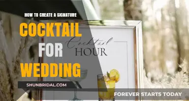 Crafting the Perfect Wedding Signature Cocktail: Tips and Ideas