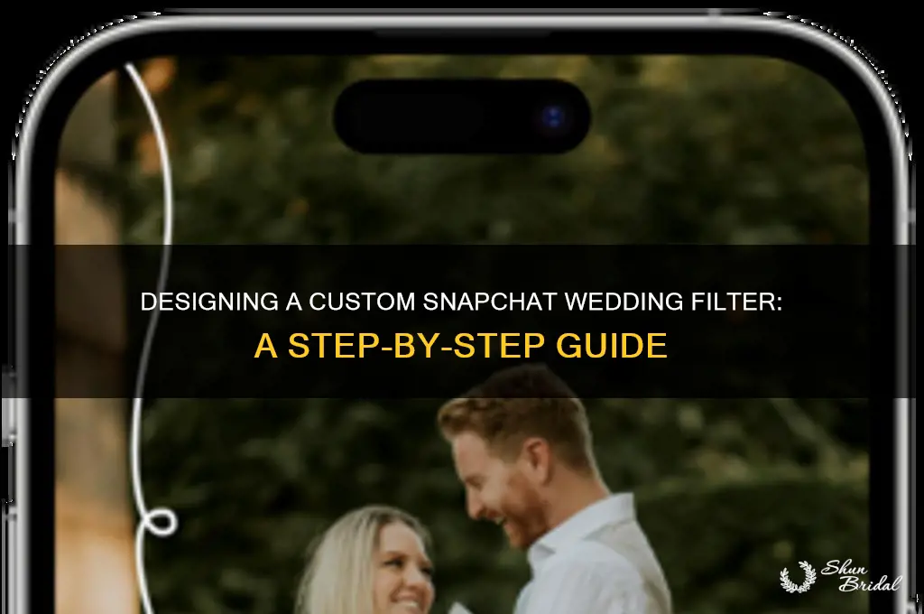 how to create a snapchat filter for a wedding