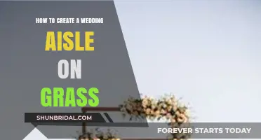 Elegant Outdoor Wedding Aisle: Tips for Creating a Grass Pathway