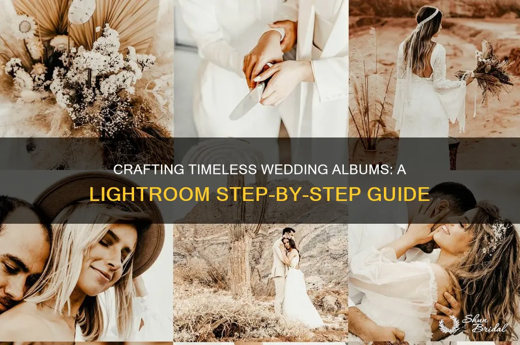 how to create a wedding album in lightroom