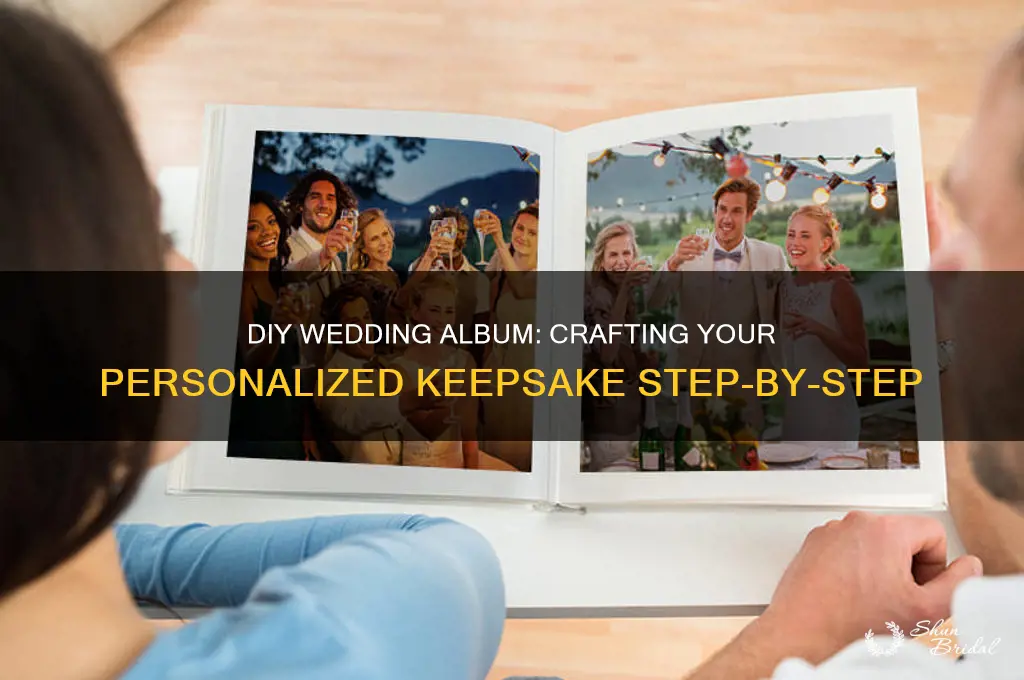 how to create a wedding album on your own