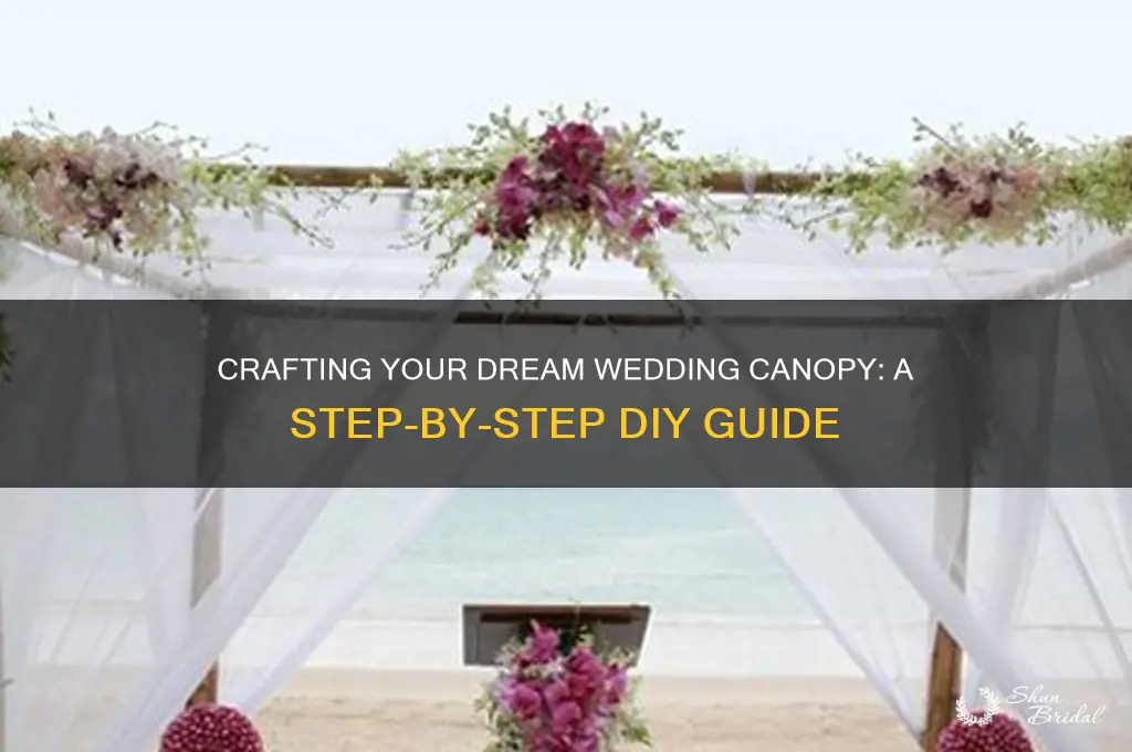 how to create a wedding canopy