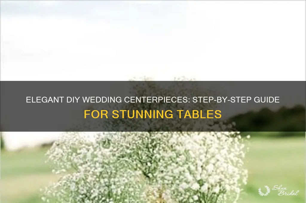 how to create a wedding centerpeice