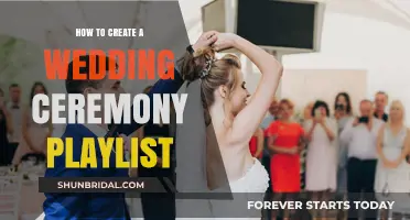 Crafting the Perfect Wedding Ceremony Playlist: Tips and Ideas