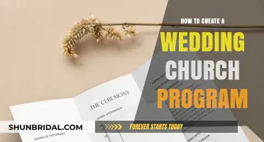 Crafting a Perfect Wedding Church Program: A Step-by-Step Guide