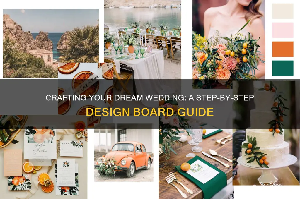 how to create a wedding design board