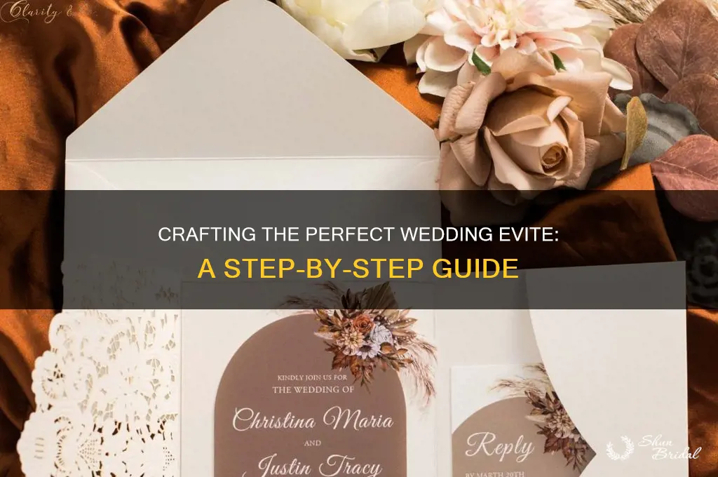 how to create a wedding evite