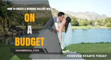 Affordable Wedding Gallery Wall Ideas: Create a Stunning Display on a Budget