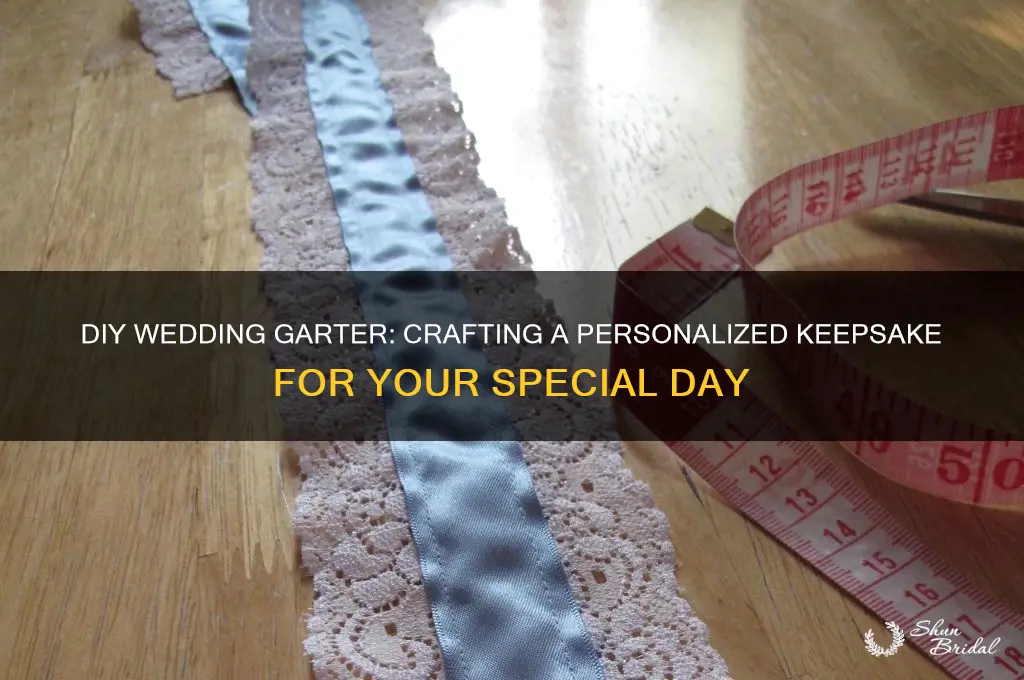 how to create a wedding garter