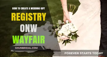 Create Your Dream Wedding Gift Registry on Wayfair: A Step-by-Step Guide