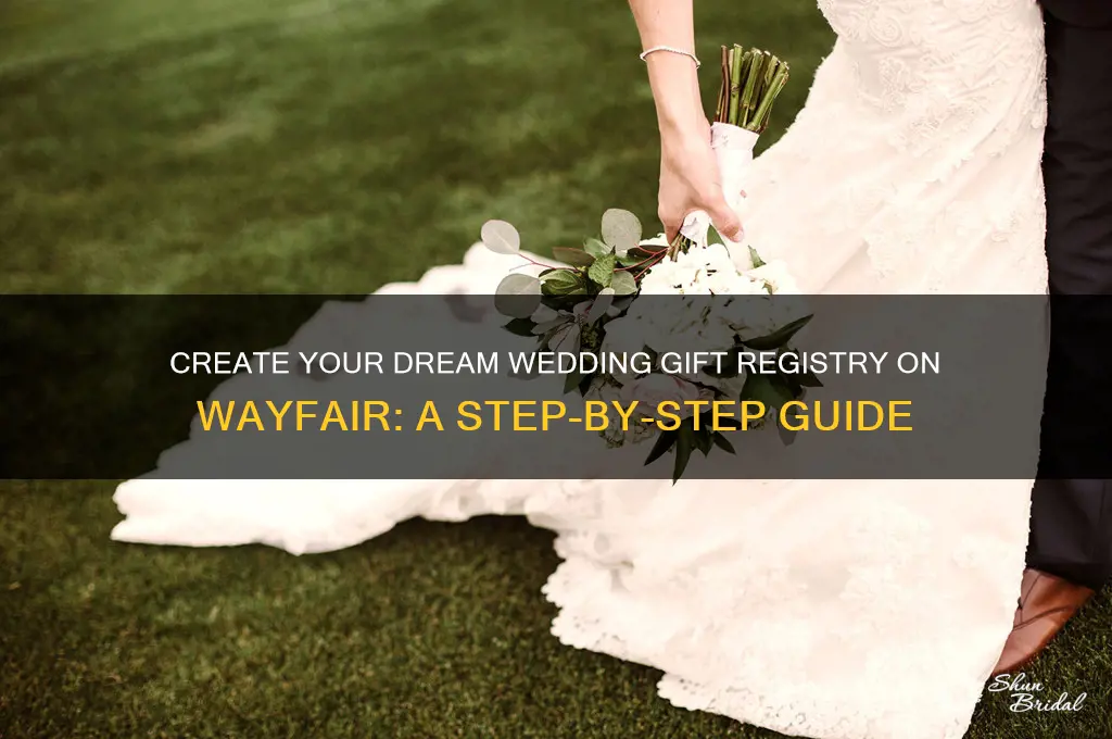 how to create a wedding gift registry onw wayfair