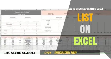 Mastering Your Wedding Guest List: Excel Tips for Stress-Free Planning