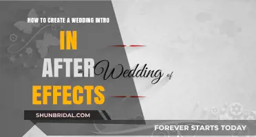 Crafting a Stunning Wedding Intro in After Effects: A Step-by-Step Guide
