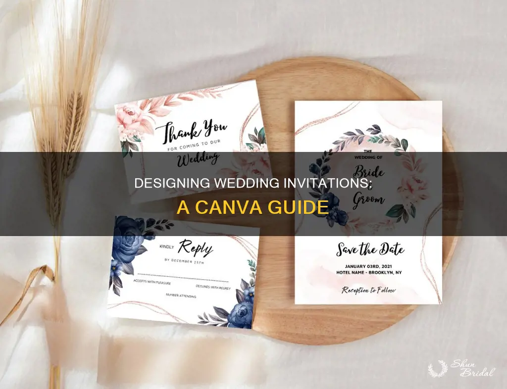 how to create a wedding invitation on canva