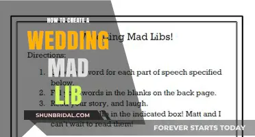 Crafting Hilarious Wedding Mad Libs: A Step-by-Step Guide for Fun